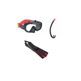 Profesyonel Cankurtaran Maske + Şnorkel + Palet Seti 40-42