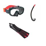Profesyonel Cankurtaran Maske + Şnorkel + Palet Seti 43-45