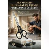 Profesyonel Çelik Berber Kuaför Ara Makası | Berber Kuaför Saç İnceltme Makası 716939