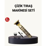 Profesyonel Çizik Tıraş Makinesi – T Çelik Bıçaklı, 120 Dakika Şarjlı Kullanım, 3 Başlıklı FRTKGT25DYMXUCZZZHK34TIRAŞM-2