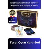 Profesyonel Deluxe 78 Kartlı Açıklanmış Terimli Gelecekle Ilgili Spiritüel Tarot Oyun Kartı Seti - diğer