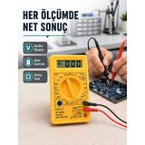 Profesyonel Dijital Multimetre Volt Amper Direnç Ölçümü Yeni Nesil - Lisinya