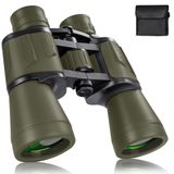 Profesyonel El Dürbünü, 100x100 Full HD Görüntü Kalitesi, 20x Yüksek Zoom, 50 mm Objektif Lens Çapı, 1000 M/56M Görüş, Su Geçirmez Tasarım, Taşıma Çantalı, Doğa ve Güvenlik İçin El Dürbünü
