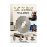 Profesyonel Full Elmas Disk 100MM - Granit, Seramik, Metal Kesme & Bileme Taşı 723178 Midastech