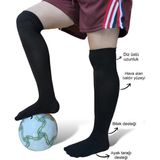 Profesyonel Futbol Çorabı Tozluk Halı saha Çorabı Konç - 40 - 45 - Siyah