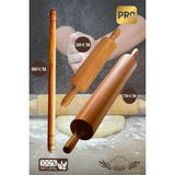 Profesyonel Hamur Açma Seti - 80 cm Oklava, 50-70 cm Merdane | Pide, Lahmacun, Fırın Ekipmanı - Ahşap