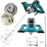 Profesyonel Ibeltech 1400 Watt 120MM Boya ve Harç Karıştırıcı Mikser - Beyaz
