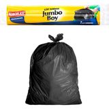 Profesyonel Jumbo Boy Çöp Poşeti 7'li 12 Adet 80X110 Cm, Sızdırmaz Yırtılmaz Jumbo Boy Çöp