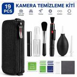 Profesyonel Kamera Lens Temizlik Seti 19 Parça | Dslr Slr Aynasız Kamera, Dürbün, Teleskop ve Op - Çok Renkli