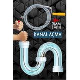 Profesyonel Kanal Açma Sprali Kanal Gider Tıkanık Açıcı 5 mt