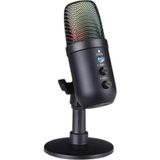 Profesyonel Kardioid Rgb Oyuncu Podcast Mikrofonu Kablolu Stüdyo Kayıt Mikrofonu, Yayın & Oyun Uy - Çok Renkli