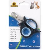 Profesyonel Kedi ve Köpek Tırnak Makası – Ergonomik Tasarım - Mavi - Siyah