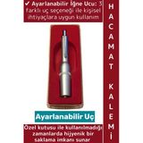 Profesyonel Klinik Geleneksel Terapi Ayarlanabilir 3 Uçlu Özel Hijyenik Kutulu Hacamat Kalemi