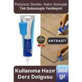 Profesyonel Kolay Kullanıma Hazır Zemin Duvar Onarma Gaga Uçlu Tüp Fayans Arası Derz Dolgu Antrasit