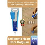 Profesyonel Kolay Kullanıma Hazır Zemin Duvar Onarma Gaga Uçlu Tüp Fayans Arası Derz Dolgu Bej