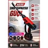 Profesyonel Kömürsüz Motor Dijital Göstergeli Ayarlanabilir Basınçlı Şarjlı Oto Yıkama Seti - A035