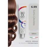 Profesyonel Krem Saç Boyası - 6.99 Sütlü Çikolata 100 ml - Plex, Keratin, Seramid - 6,99 Sütlü Kahve