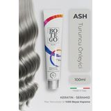 Profesyonel Krem Saç Boyası - Ash (Turuncu Önleyici) 100 ml - Plex, Keratin, Seramid - Küllü