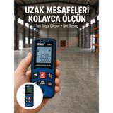 Profesyonel Lazer Metre Hassas Ölçüm Ve Dijital Ekran Yeni Nesil