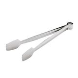 Profesyonel Mangal Maşası, Paslanmaz Çelik, Klasik Köfte ve Izgara için,Barbekü Maşa Paslanmaz Çelik Servis Maşası Cafe Restoran Restaraunt (30 CM)