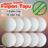 Profesyonel Masa Tenisi Pinpon Topu 4 Mm. - Masa Tenisi Topu - Profesyone Beyaz Pinpon Topu - 4 Cm. Pinpon Topu