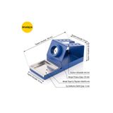 Profesyonel Metal Havya Sehpası Ve Lehim Standı - Sünger Yuvalı (16X7x7,5 Cm)