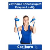 Profesyonel Orta Sert Zayıflama Fitness Squat Çalışma Lastiği Jimnastik Spor Aerobik Direnç Bant