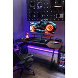 Profesyonel Oyuncu Masası - RGB LEDLİ - Bilgisayar Masası - Gamer - Çalışma Masası - 140*75*70 cm