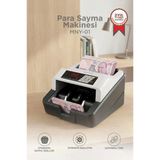 Profesyonel Para Sayma Makinesi Uv+Mg Sensörlü Geçersiz Para Tespitli Mny01 Gri