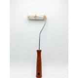 Profesyonel Parmak Boya Rulosu Seti - 10 cm Mikrofiber Rulo Başlığı ve Uzun Saplı Ergonomik Sap, Hassas Yüzeyler ve Köşe Boyamaları İçin İdeal, Damlatma Yapmaz