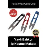 Profesyonel Paslanmaz Çelik Uçlu Yaylı Çok Amaçlı Kamp Doğa Balık Pratik Balıkçı Ip Kesme Makası - diğer - B4