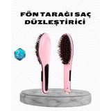 Profesyonel Saç Düzleştirici 5 Kademeli Isı Ayarlı Seramik Plakalı - 001-Beyaz