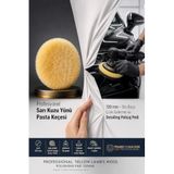 Profesyonel Sarı Kuzu Yünü Pasta Keçesi 120 mm - Oto Boya Çizik Giderme ve Detailing Polisaj Pedi 723356