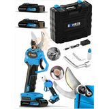 Profesyonel Şarjlı Budama Blue 2x Şarj Edilebilir 58VF 5AH Lityum Pil ile Ağaç Dalı Budama Makinesi