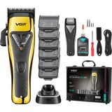 Profesyonel Şarjlı Saç Kesme Makinesi - 9000 Rpm Motor, Dlc Kaplama Bıçak, LED Ekran, Ayarlanabilir Kesim (0.8-2mm) - Siyah
