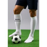Profesyonel Yetişkin Futbol Maç Çorabı 40-45 Futbol Tozluk Halısaha Çorabı Hakem Kaleci Çorabı Konç - Beyaz - 40 - 45