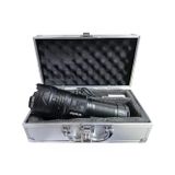 Profesyonel Zoomlu El Feneri | 60W – 7000 Lümen – 13.200 Mah – Type‑C – Metal Gövde (2818)