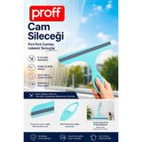 proff 2 Adet Cam Sileceği Çekçek-Turkuaz-En-23 cm Boy-22,5 cm