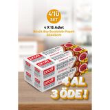 proff 4 Adet 15’li Buzdolabı Poşeti Büyük Boy – Dayanıklı Gıda Saklama Torbası –30X45CM