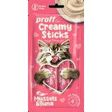 Proff Creamy Ton Balikli Ve Midyeli Kedi Odulu 4'Lu