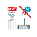 Proff Large Tüy Toplayıcı + 4 Rulo Yedek (5X60=300 Yaprak)
