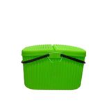 Proff Sepetto Piknik Sepeti Yeşil 30 Lt Geniş Boy