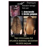 PROFGRO Mucizevi Premium Keratin Terapi Seti Aylarca Kalıcı Bakım Ve Düz Saçlar / Brezilya Fönü