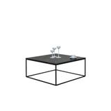 Profile Kare Orta Sehpa - Mermer Desenli 80X42x80 Cm (Gxyxd) Teşhir
