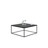 Profile Kare Orta Sehpa - Mermer Desenli 80X42x80 Cm (Gxyxd) Teşhir
