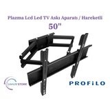 Profilo 50Pa515eg 50" Uydu Alıcılı 4K Ultra Hd Android Smart 126/127 Ekran Lcd Led Tv Hareketli Duvar Askı Aparatı