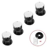 Profilo İle Uyumlu Düğme 4 Lü Takımı Set Üstü Ocak Düğmesi - Siyah (Yaylı) Görselle Eşleştiriniz