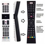 PROFILO NETFLIX TUŞLU BEYAZ LCD-LED TV KUMANDA