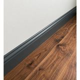 Profilse Mdf Beyaz Süpürgelik 280 cm 1 Adet - 560 cm (2 adet) - Antrasit