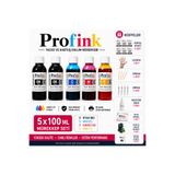Profink CANON iP2600 MP140 MP190 VAKUM APARATLI KARTUŞ DOLUM SETİ (PG 37 CL 38) 5x100ml 5 li set
